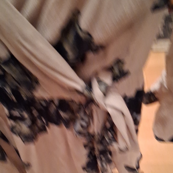 Free People Floral Wrap Romper - Navy and Cream - Picture 7 of 11